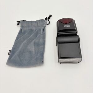 Cactus AF45 TTL Flash for Canon E-TTL Shoe Mount Flash Tested Working w/Pouch